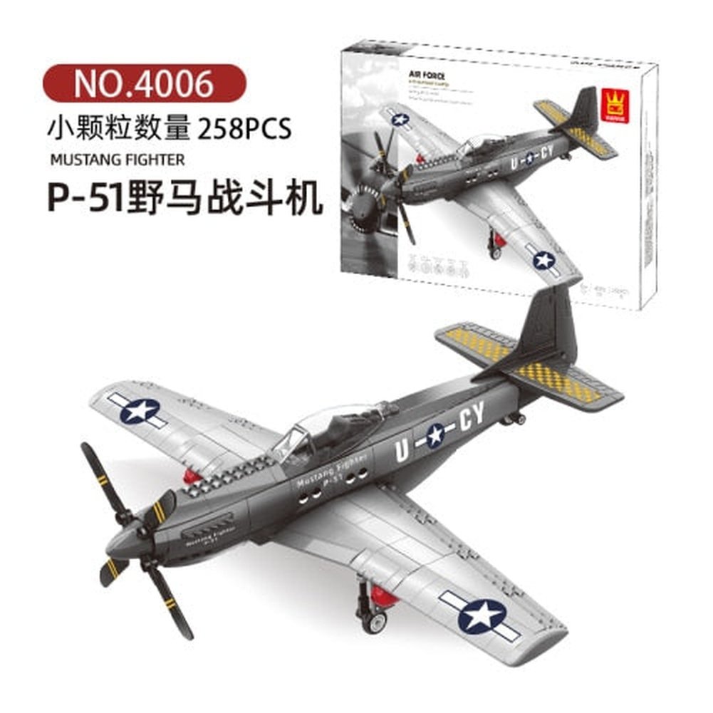 MOC NON LEGO Modern Soldier Planes Gunship Fighters Model Building Blocks Airplane  Toys Technical