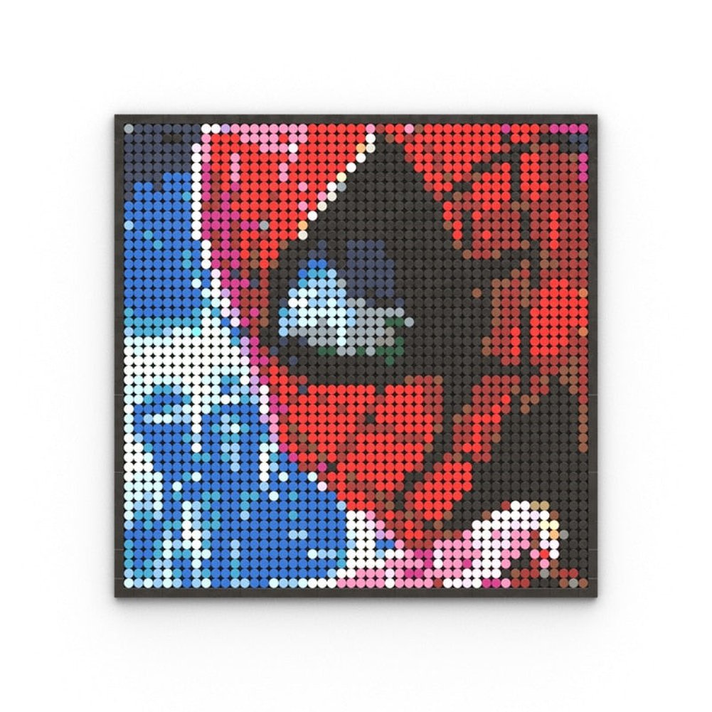 MOC NON LEGO Super Hero / Villain  Movie Pixel Art Mosaic Building Blocks Toys Bricks MOC Mural DIY Movie