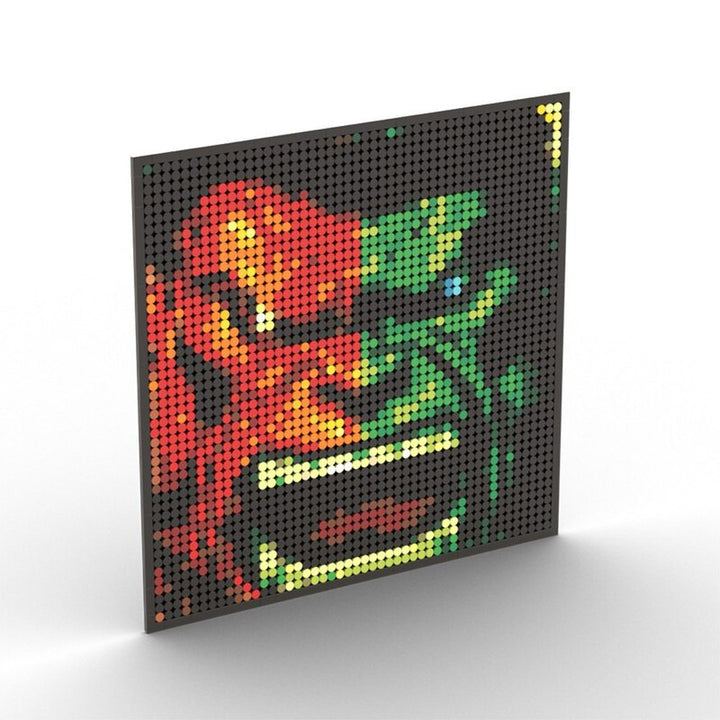 MOC NON LEGO Super Hero / Villain  Movie Pixel Art Mosaic Building Blocks Toys Bricks MOC Mural DIY Movie