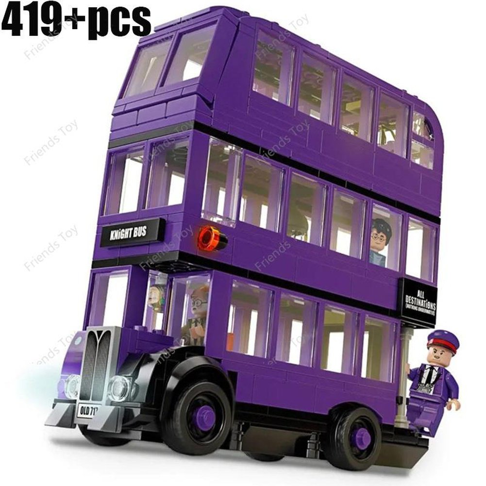 MOC NON LEGO Harry Potter Wizards 35 Different Sets: Chess Knight Bus Great Hall Tower Castle Office Willow Express 4 Privet Drive Burrow Blocks