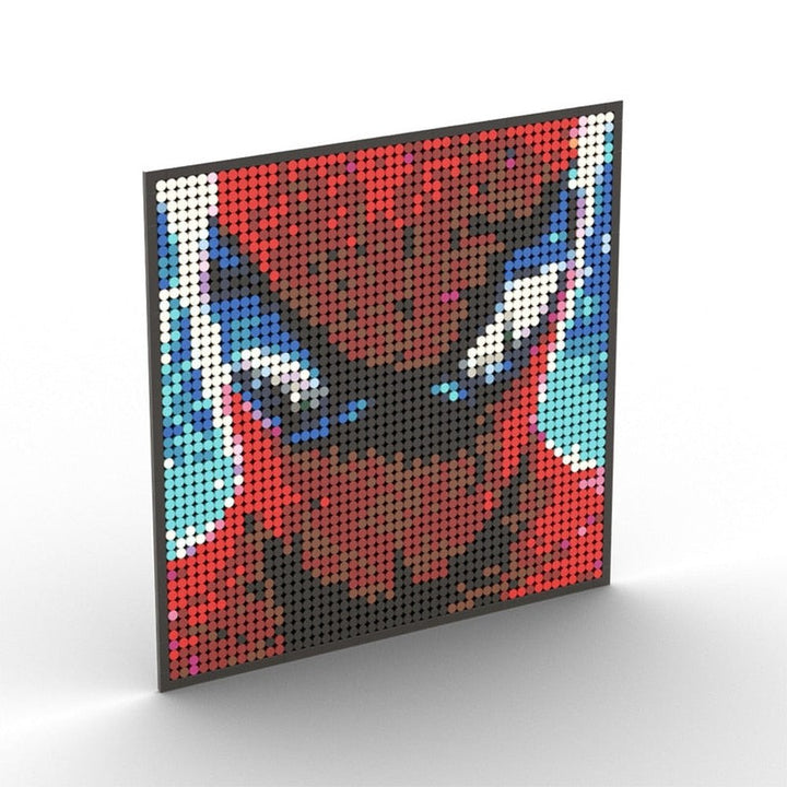 MOC NON LEGO Super Hero / Villain  Movie Pixel Art Mosaic Building Blocks Toys Bricks MOC Mural DIY Movie