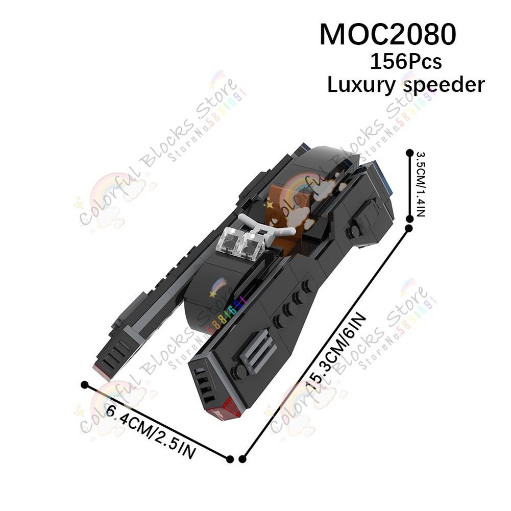 Sci-Fi Space War Movie Imperial Troop Transport MOC Building Blocks DIY Military Anti-Vehicle Cannon Weapon Bricks Toys For Kids Jurassic Bricks