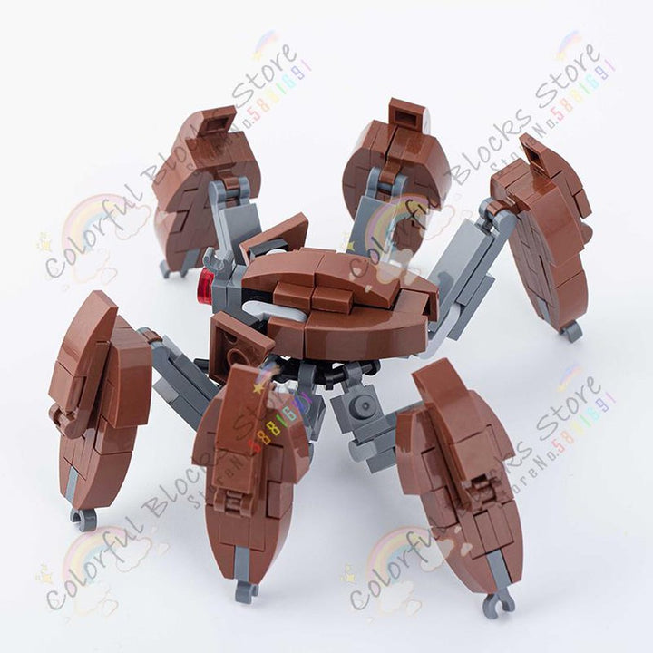 Sci-Fi Space War Movie Imperial Troop Transport MOC Building Blocks DIY Military Anti-Vehicle Cannon Weapon Bricks Toys For Kids Jurassic Bricks