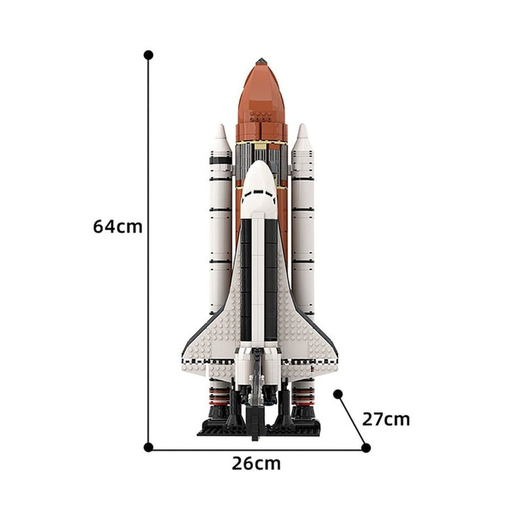 MOC NON LEGO MOC Space Shuttle Series Spaceship Launch Platform Launch Center Rocket Vehicle Building Block Model DIY toys