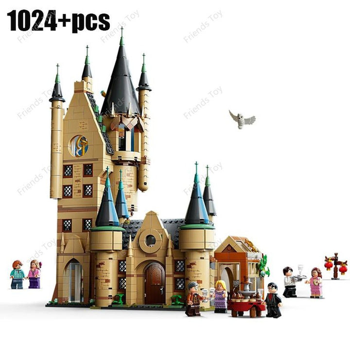 MOC NON LEGO Harry Potter Wizards 35 Different Sets: Chess Knight Bus Great Hall Tower Castle Office Willow Express 4 Privet Drive Burrow Blocks