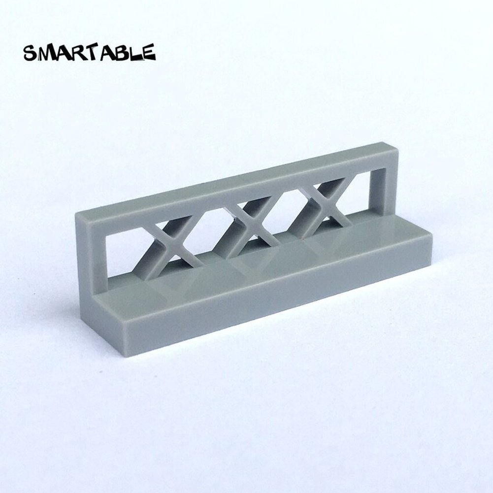 Smartable Fence 1x4x1 Building Block MOC Parts Toys For Children Creative Compatible City 3633 Toy 50pcs/lot K&B Brick Store