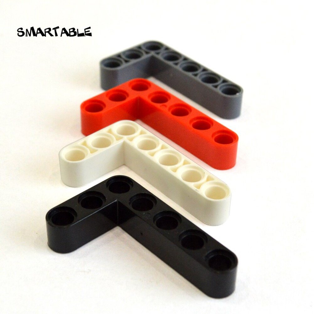 Smartable High-Tech Liftarm 3X5 L Shape for Cross shaft block Toys Compatible  32526 Toy 40pcs/lot for gift Jurassic Bricks