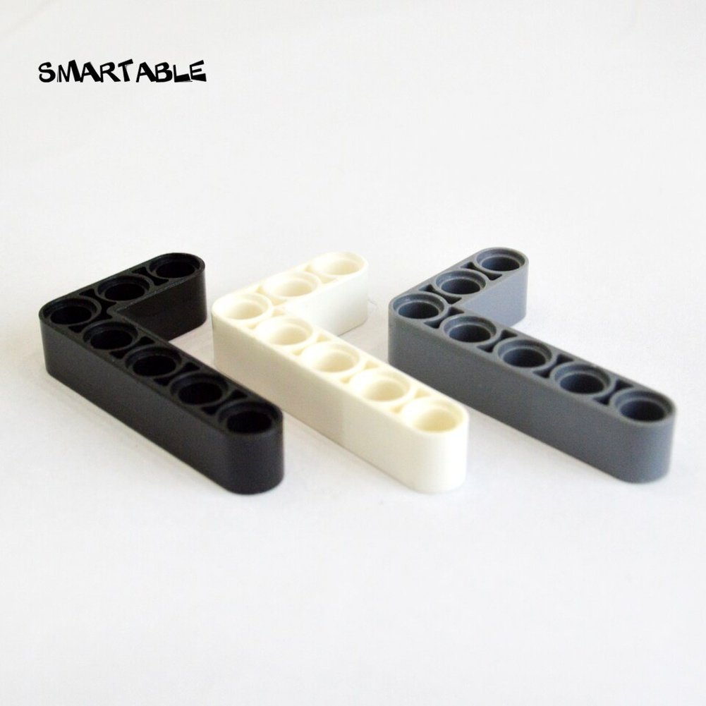 Smartable High-Tech Liftarm 3X5 L Shape for Cross shaft block Toys Compatible  32526 Toy 40pcs/lot for gift Jurassic Bricks