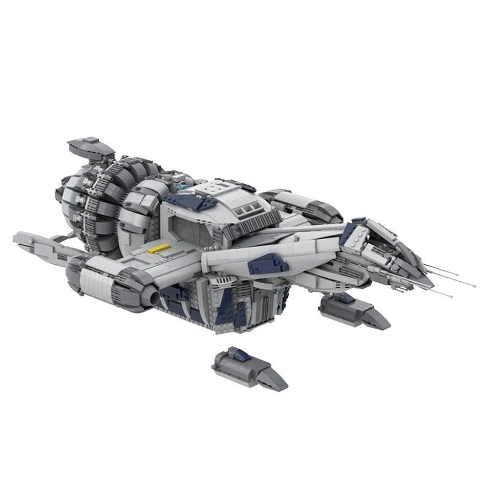 Space Sci-Fi TV Series Firefly Serenity Malcolm Reynolds's Spaceship With Shuttles Model Building Blocks Bricks Kids Toys Gifts Jurassic Bricks