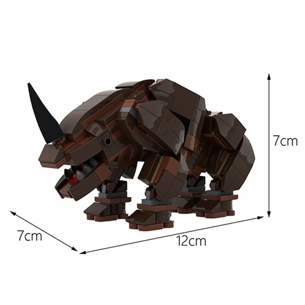 Star Movie Animal Tatooine-Bantha Mudhorn Monster Village Model Building Blocks Toys for Children Kids Toy Gifts Bantha Jurassic Bricks