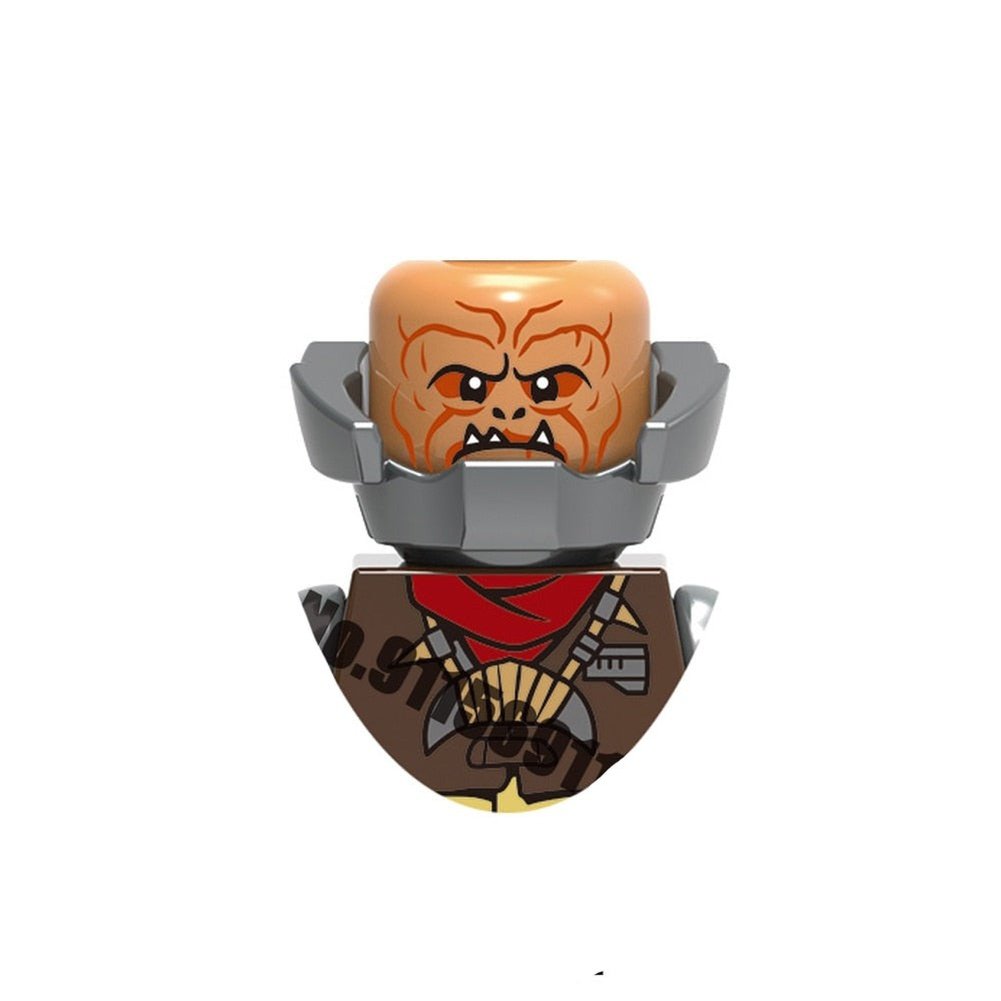 Star W Jar Jar Binks Chewbacca Tusken Raider Han Solo Building Blocks Jawas Leia Ewoks Amidala Gamorrean Star Brick Figure Toys Jurassic Bricks