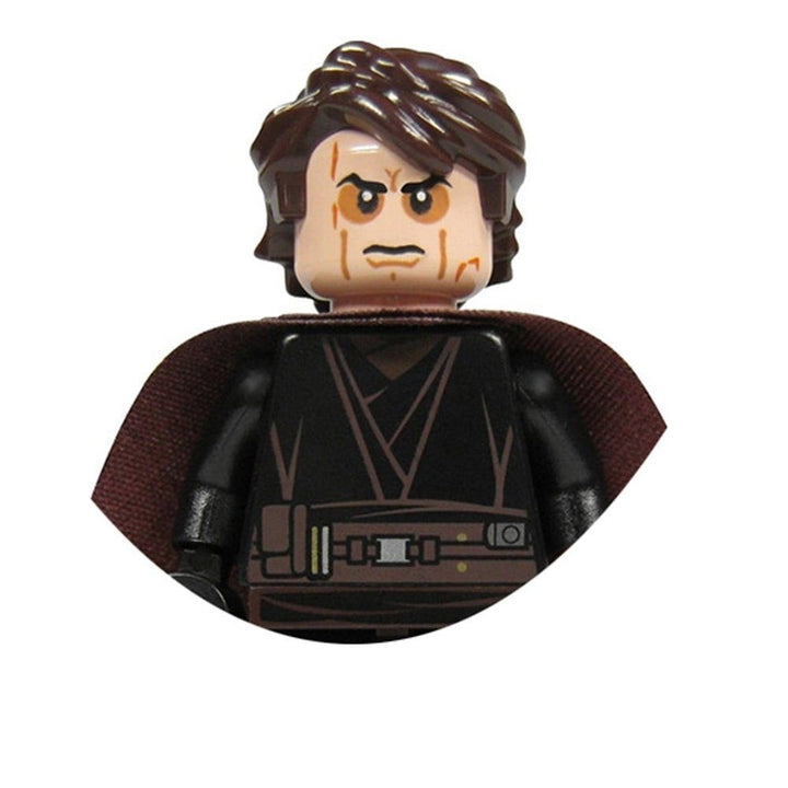 Star W Luke Skywalker Ahsoka Tano Building Block Yoda Obi-Wan Kenobi Sith Kylo Ren Count Dooku Starkiller Brick Figure Toy Jurassic Bricks