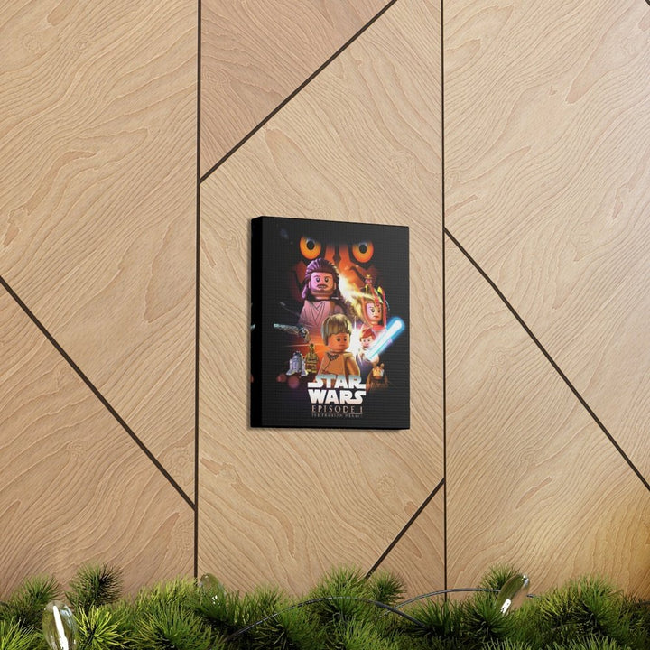 Star Wars Episode 1 LEGO Movie Wall Art Canvas Art With Backing. Jurassic Bricks