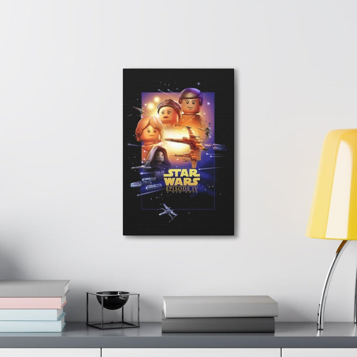 Star Wars Episode IV LEGO Movie Wall Art Canvas Art With Backing. Jurassic Bricks