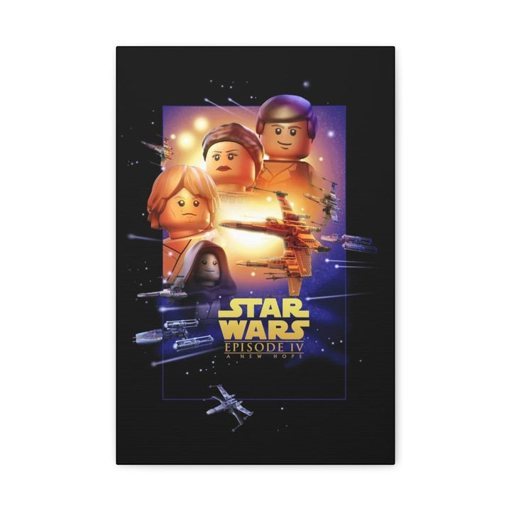 Star Wars Episode IV LEGO Movie Wall Art Canvas Art With Backing. Jurassic Bricks