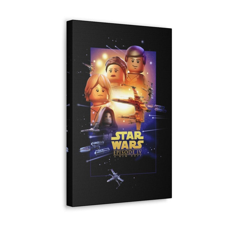 Star Wars Episode IV LEGO Movie Wall Art Canvas Art With Backing. Jurassic Bricks