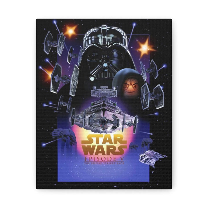 MOC NON LEGO Star Wars Episode V LEGO Movie Wall Art Canvas Art With Backing.