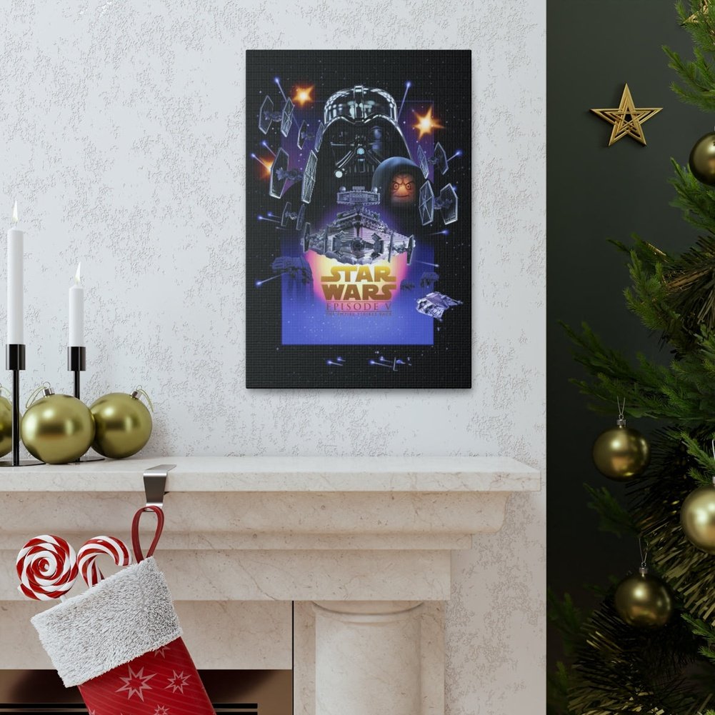 Star Wars Episode V LEGO Movie Wall Art Canvas Art With Backing. Jurassic Bricks