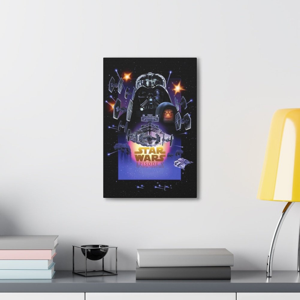 Star Wars Episode V LEGO Movie Wall Art Canvas Art With Backing. Jurassic Bricks