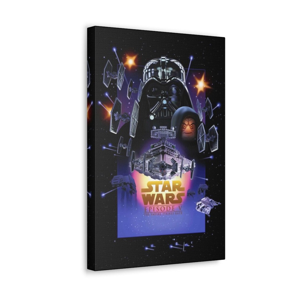 Star Wars Episode V LEGO Movie Wall Art Canvas Art With Backing. Jurassic Bricks