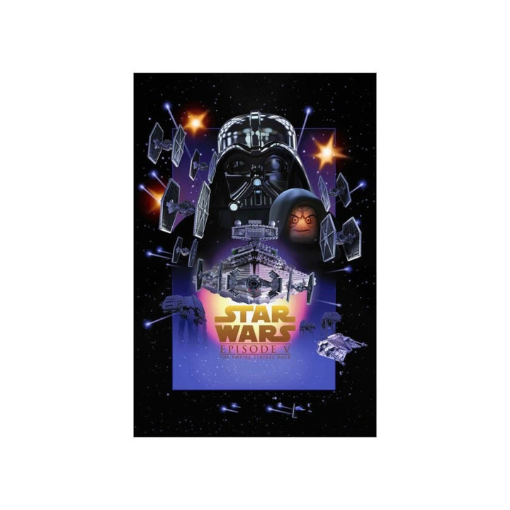 Star Wars Episode V LEGO Movie Wall Art POSTER ONLY Jurassic Bricks