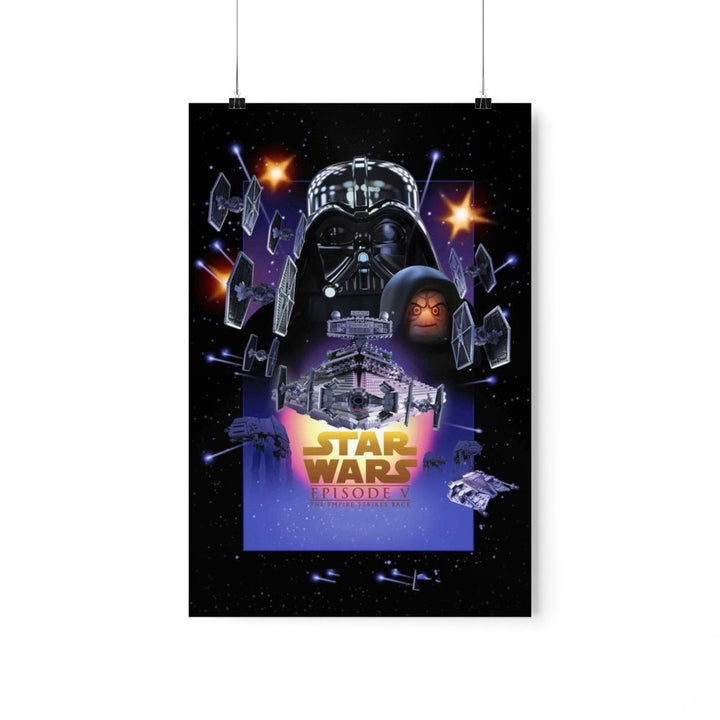 MOC NON LEGO Star Wars Episode V LEGO Movie Wall Art POSTER ONLY