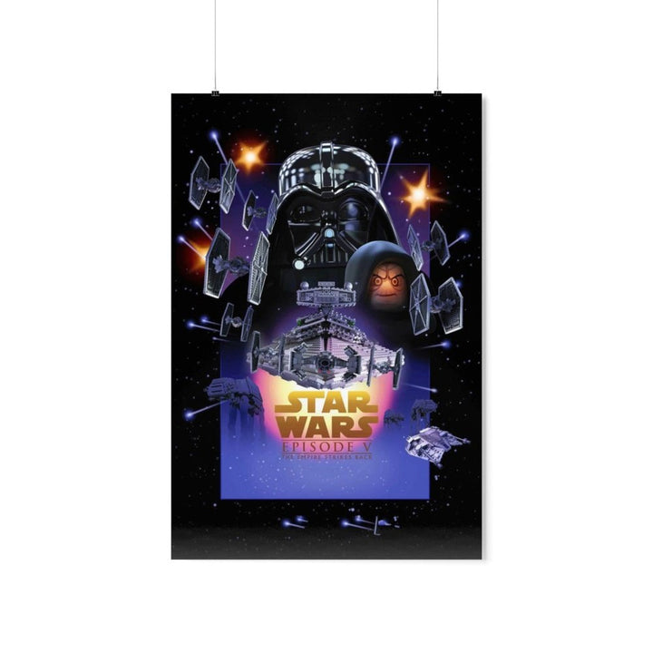 Star Wars Episode V LEGO Movie Wall Art POSTER ONLY Jurassic Bricks