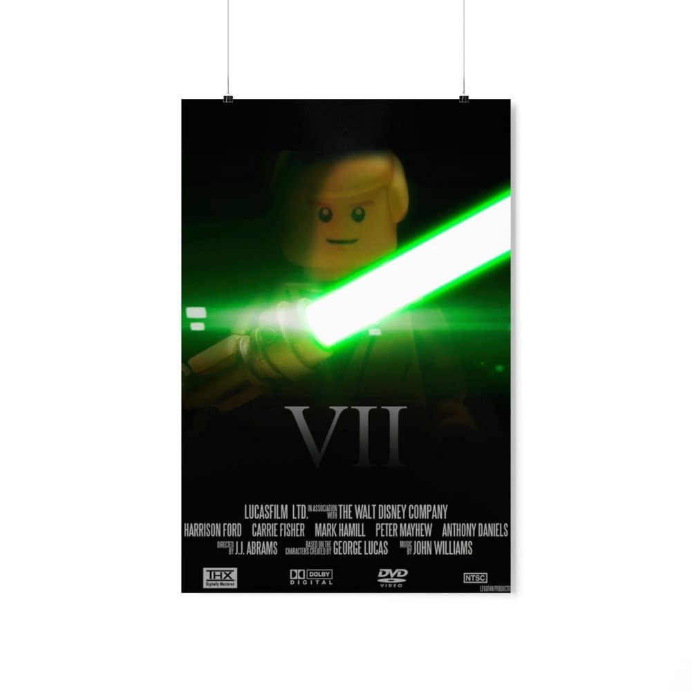 MOC NON LEGO Star Wars Episode VII LEGO Movie Wall Art POSTER ONLY