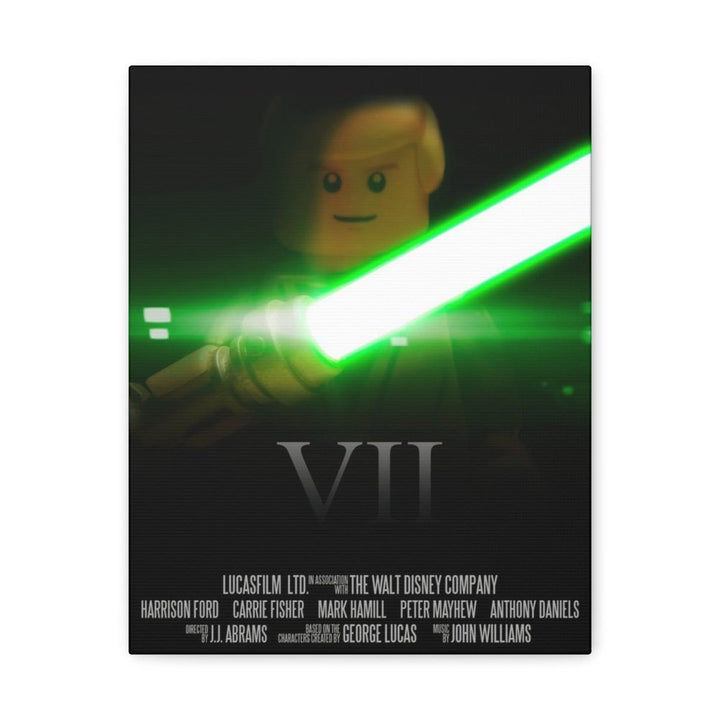 MOC NON LEGO Star Wars Episode VII Movie Wall Art Canvas Art With Backing.