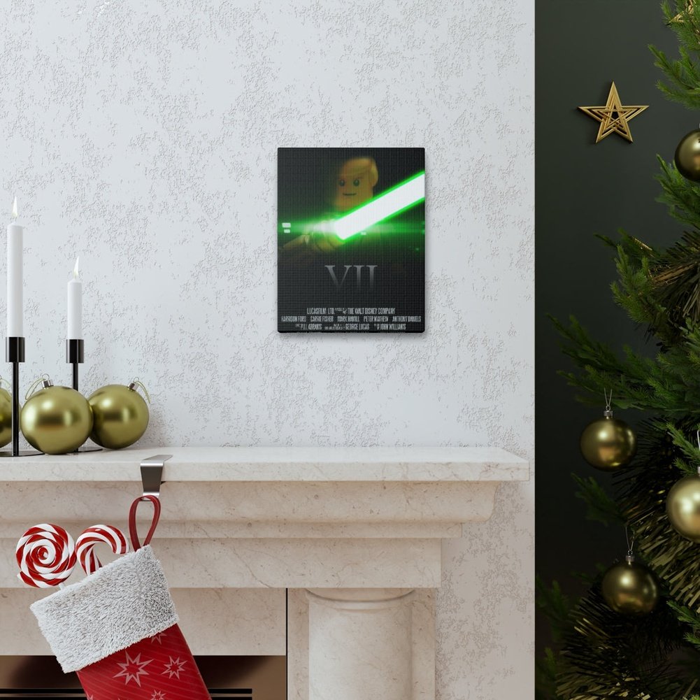 Star Wars Episode VII Movie Wall Art Canvas Art With Backing. Jurassic Bricks