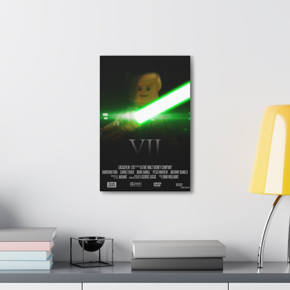 Star Wars Episode VII Movie Wall Art Canvas Art With Backing. Jurassic Bricks