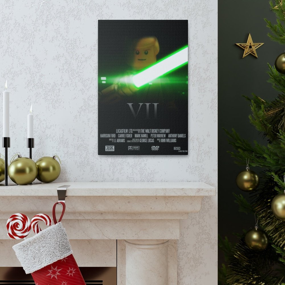 Star Wars Episode VII Movie Wall Art Canvas Art With Backing. Jurassic Bricks