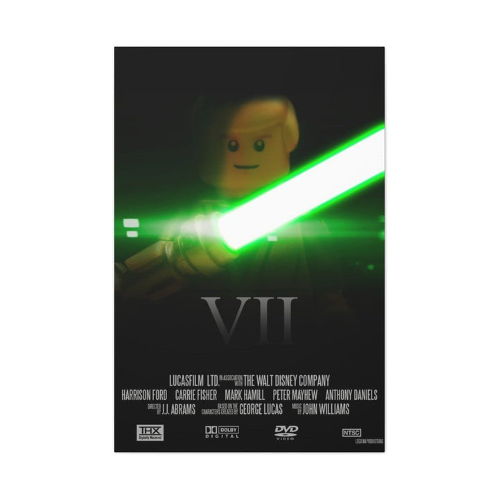 MOC NON LEGO Star Wars Episode VII Movie Wall Art Canvas Art With Backing.