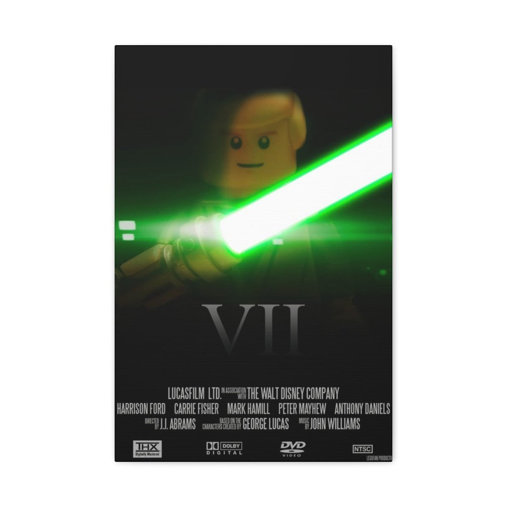 MOC NON LEGO Star Wars Episode VII Movie Wall Art Canvas Art With Backing.