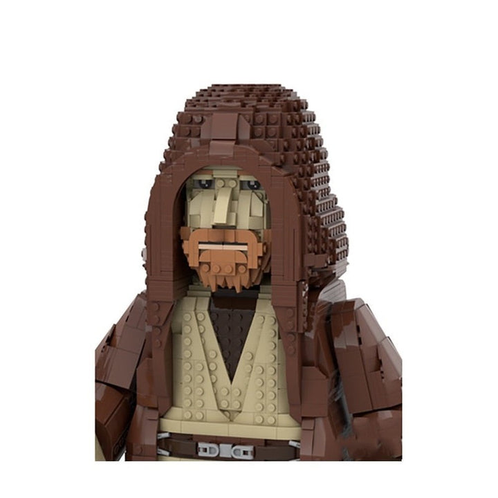 Star Wars Movie Helmet Series ObiWaner Kenobi Mega Figure Hunters Bust MOC Assembling Building Blocks Children's Toys Jurassic Bricks