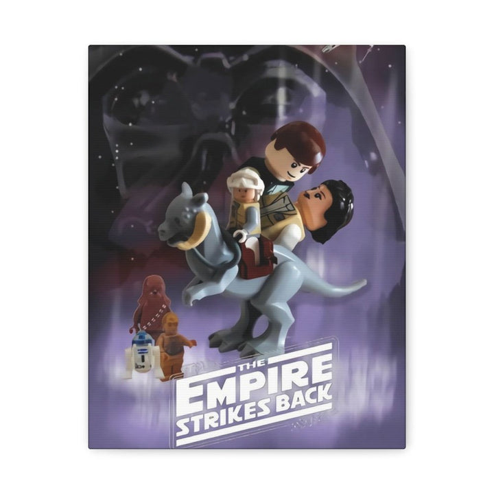 MOC NON LEGO Star Wars The Empire Strikes Back LEGO Movie Wall Art Canvas Art With Backing.