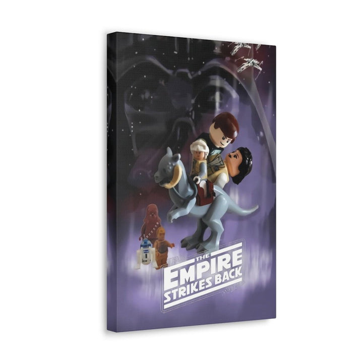 Star Wars The Empire Strikes Back LEGO Movie Wall Art Canvas Art With Backing. K&B Brick Store