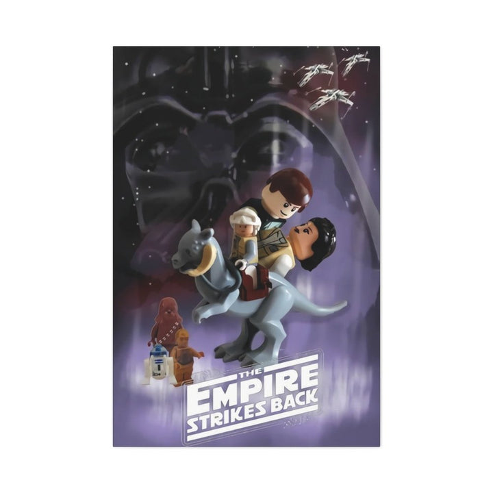 MOC NON LEGO Star Wars The Empire Strikes Back LEGO Movie Wall Art Canvas Art With Backing.