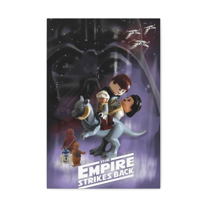 MOC NON LEGO Star Wars The Empire Strikes Back LEGO Movie Wall Art Canvas Art With Backing.