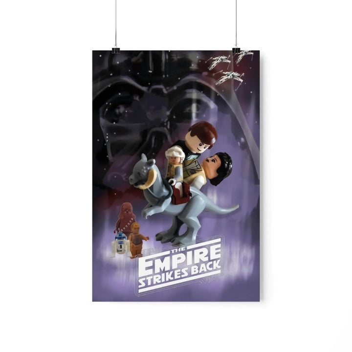 MOC NON LEGO Star Wars The Empire Strikes Back LEGO Movie Wall Art POSTER ONLY