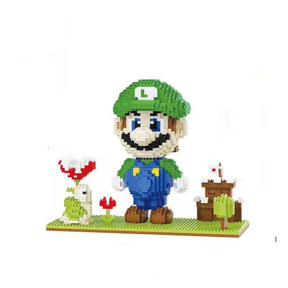 Super Flying Mario Bros Model Micro Building Blocks Bricks Kits Set Figures Toy For Children Gift Jurassic Bricks