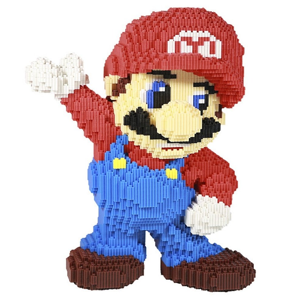 Super Flying Mario Bros Model Micro Building Blocks Bricks Kits Set Figures Toy For Children Gift Jurassic Bricks