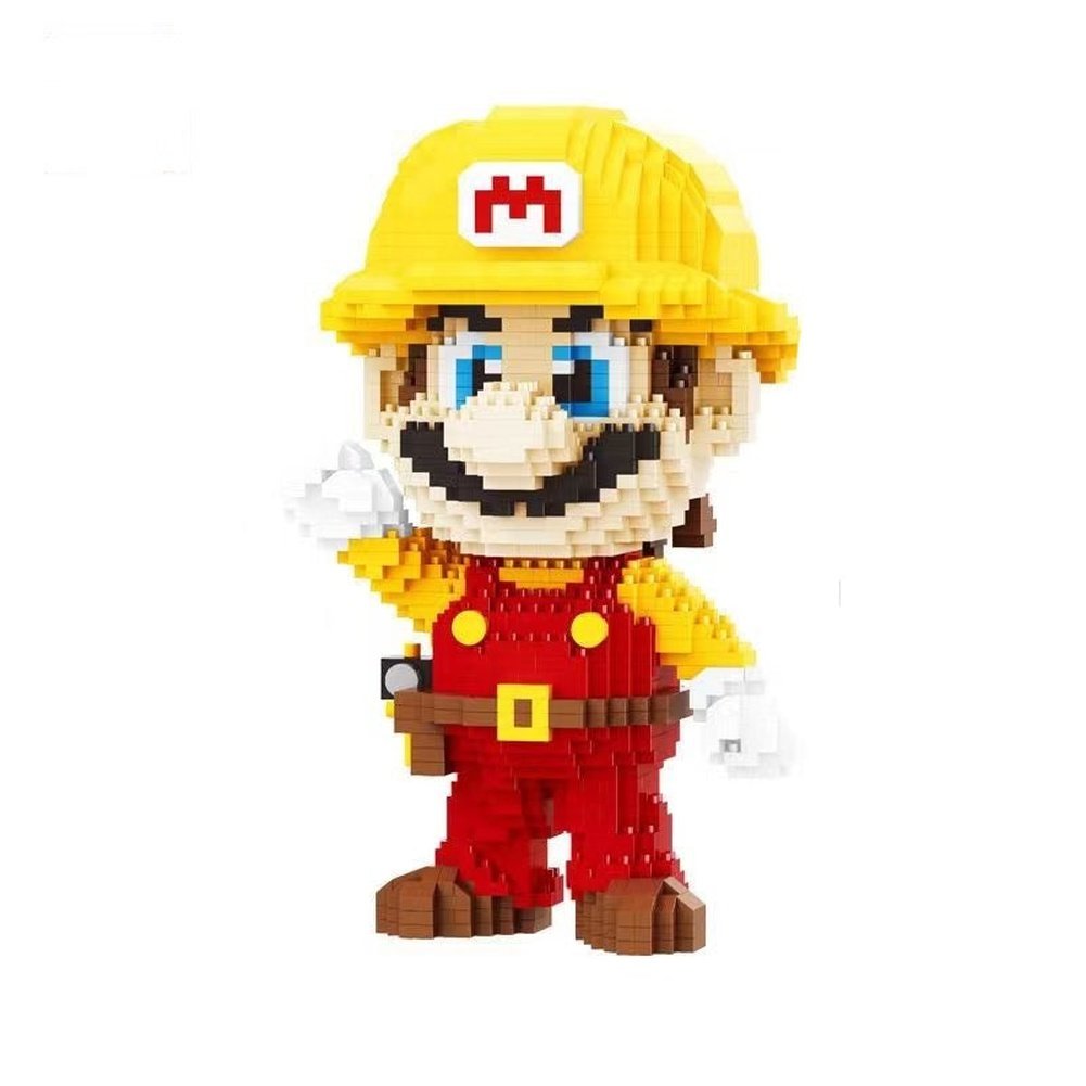 Super Flying Mario Bros Model Micro Building Blocks Bricks Kits Set Figures Toy For Children Gift Jurassic Bricks