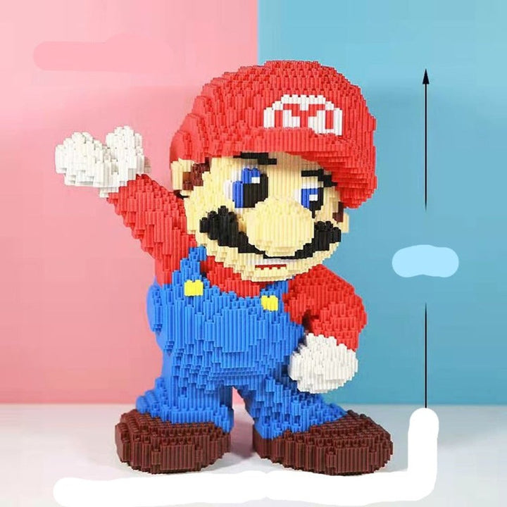 Super Flying Mario Bros Model Micro Building Blocks Bricks Kits Set Figures Toy For Children Gift K&B Brick Store