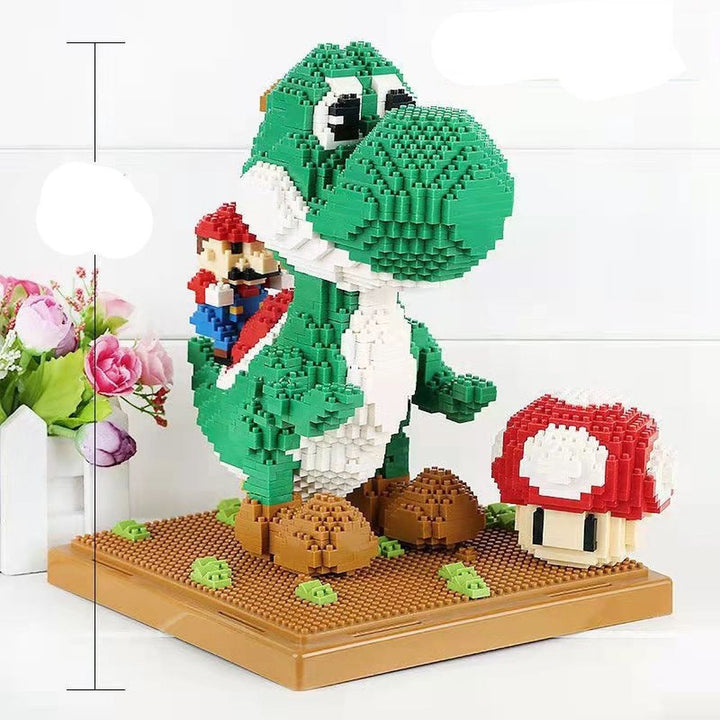 Super Flying Mario Bros Model Micro Building Blocks Bricks Kits Set Figures Toy For Children Gift K&B Brick Store