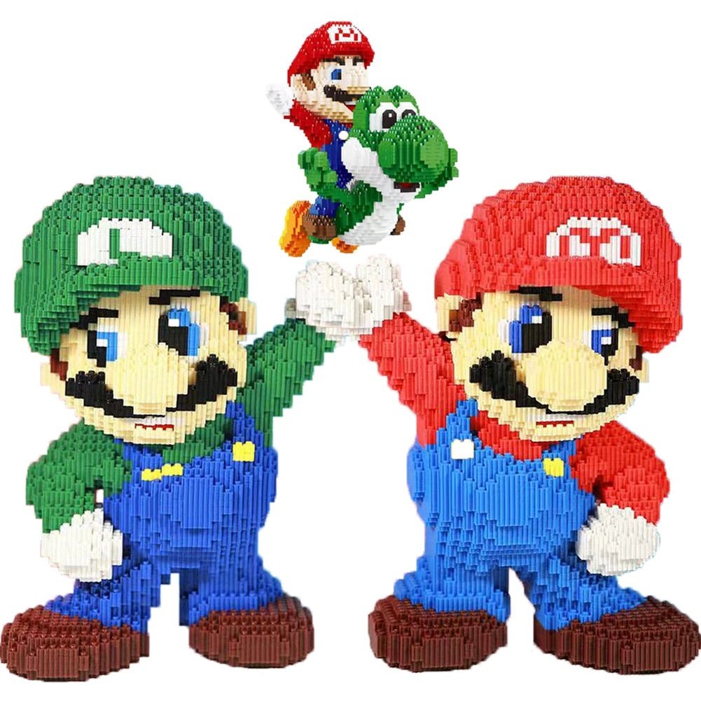 Super Flying Mario Bros Model Micro Building Blocks Bricks Kits Set Figures Toy For Children Gift K&B Brick Store