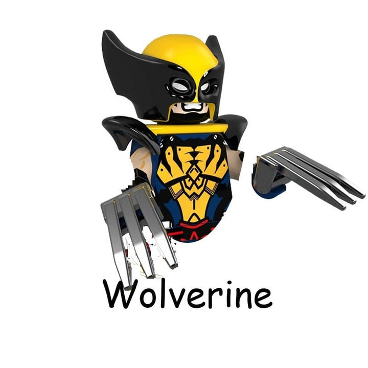 Super Heroes The Wolverine Logan Deadpool Venom Wade Carnage Model Figure Blocks Construction Building Bricks Toys For Children Jurassic Bricks