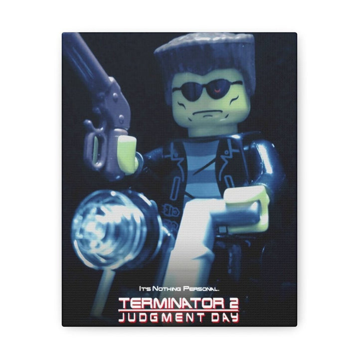 MOC NON LEGO Terminator 2 LEGO Movie Wall Art Canvas Art With Backing.