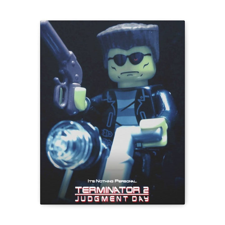 MOC NON LEGO Terminator 2 LEGO Movie Wall Art Canvas Art With Backing.