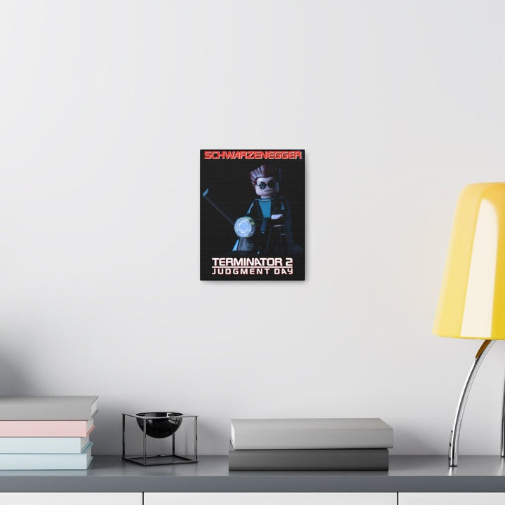 Terminator 2 LEGO Movie Wall Art Canvas Art With Backing. Jurassic Bricks